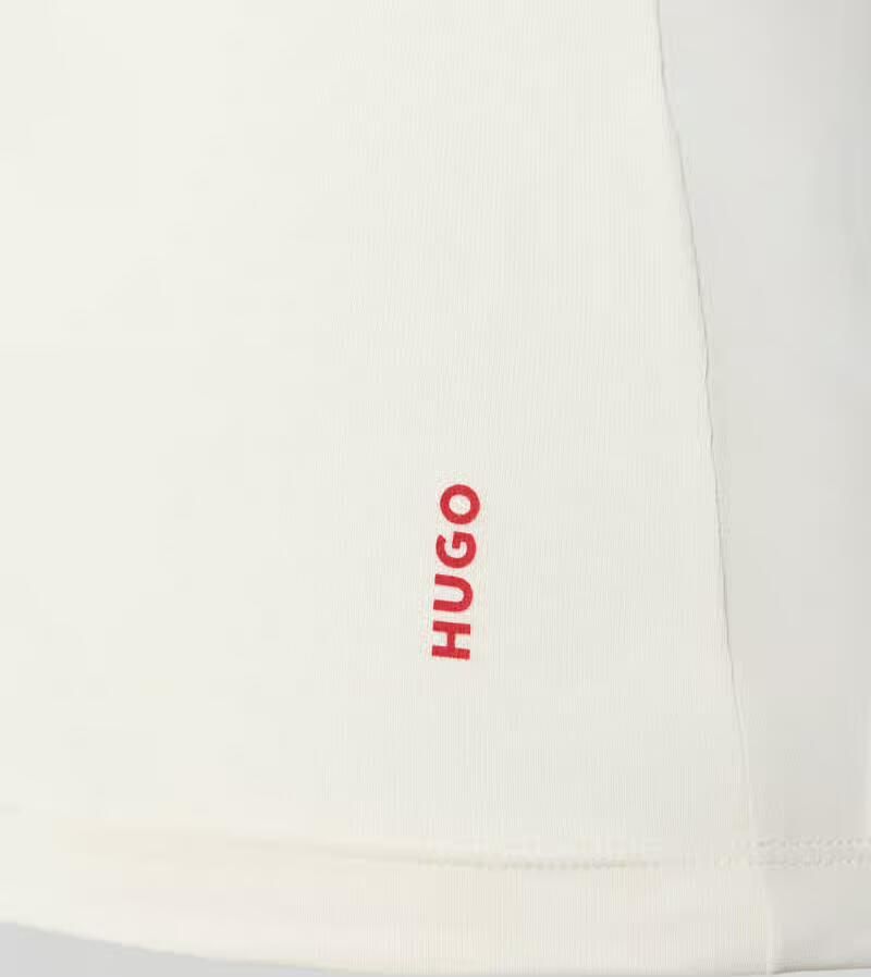 HUGO Slim fit tank top van katoenmix in set van 2
