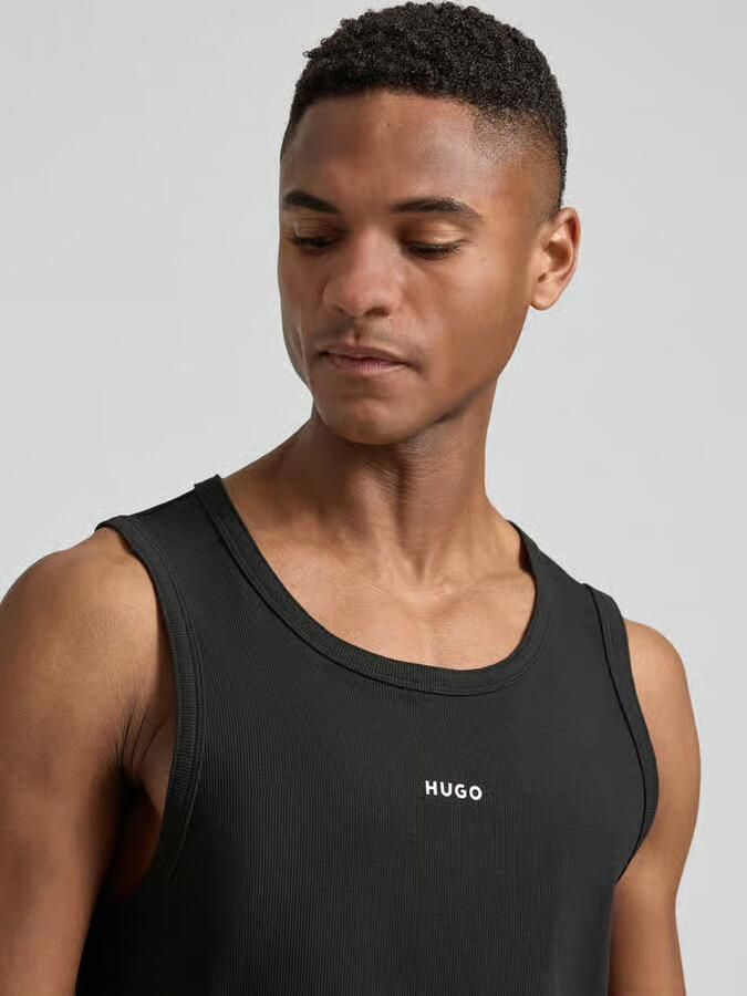 HUGO slim fit tank top van katoenmix model 'DAPOTA'