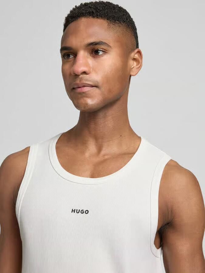 HUGO slim fit tank top van katoenmix model 'DAPOTA'