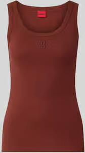 HUGO Slim fit tanktop van katoenmix model 'Datamia'
