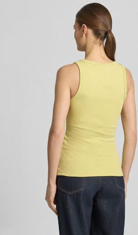 HUGO Slim Fit Tanktop van katoenmix model 'DATAMIA' - Foto 2