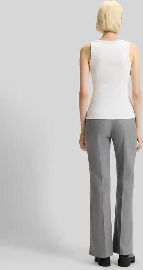 Hugo Boss Stijlvol Logo Geborduurd Hemdje White Dames