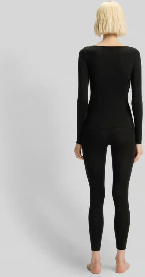 HUGO CLASSIFICATION Shirt met lange mouwen boothals en labeldetail
