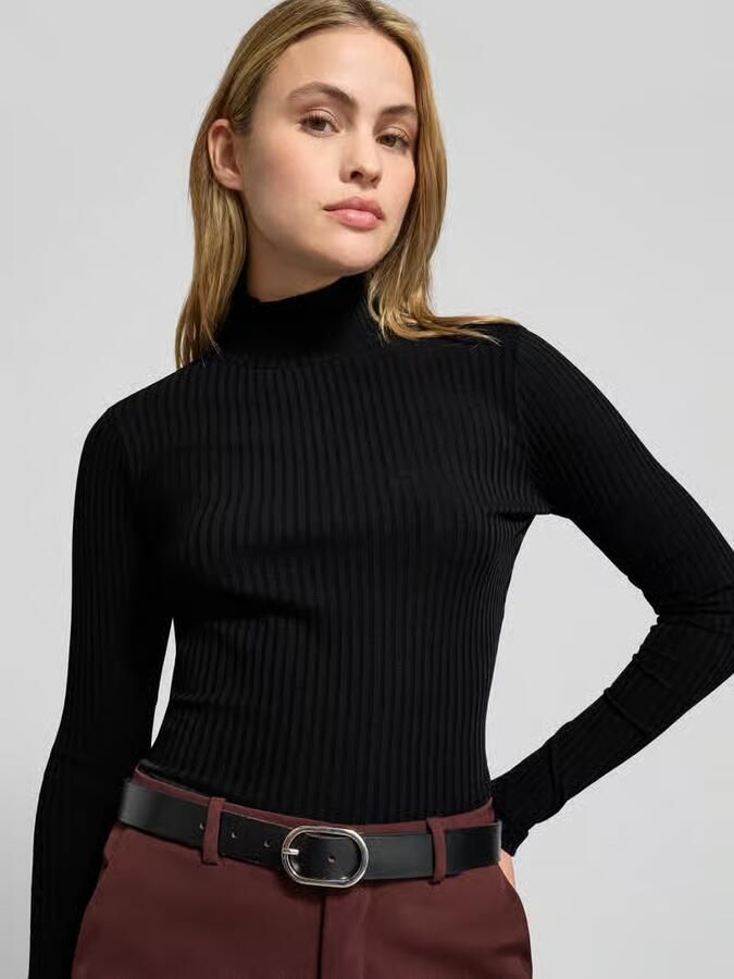 HUGO Shirt met lange mouwen en opstaande kraag model 'Driza' - Foto 2