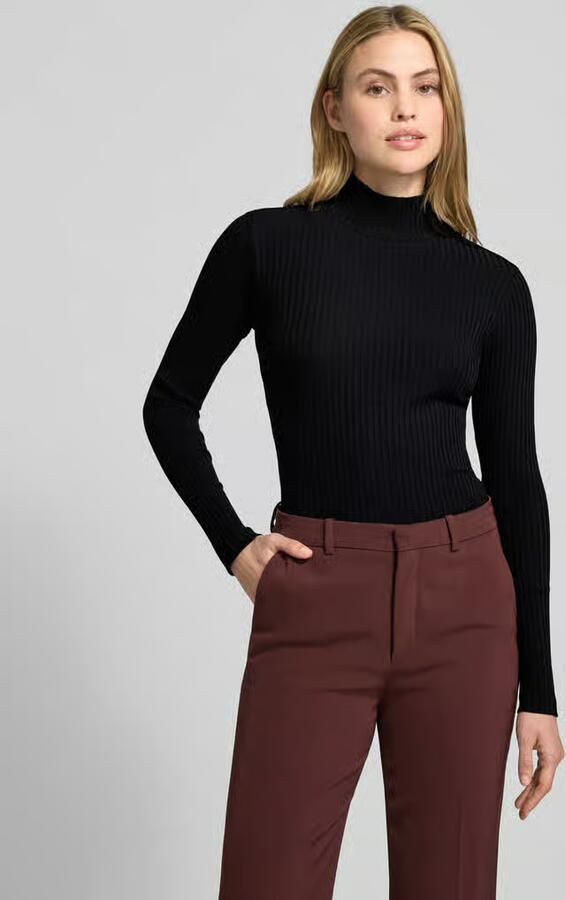 HUGO Shirt met lange mouwen en opstaande kraag model 'Driza' - Foto 3
