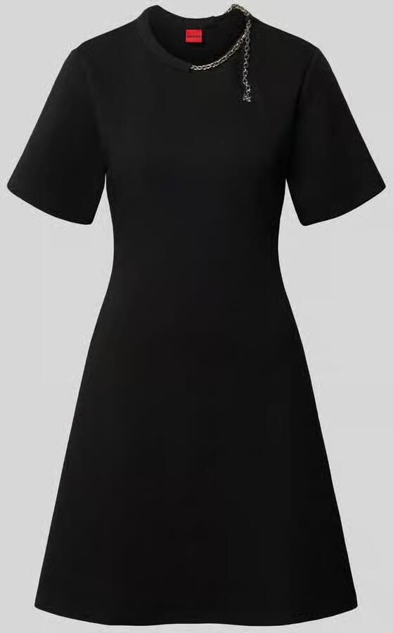 HUGO Slim fit vrijetijdsjurk van katoenmix model 'Neriet'