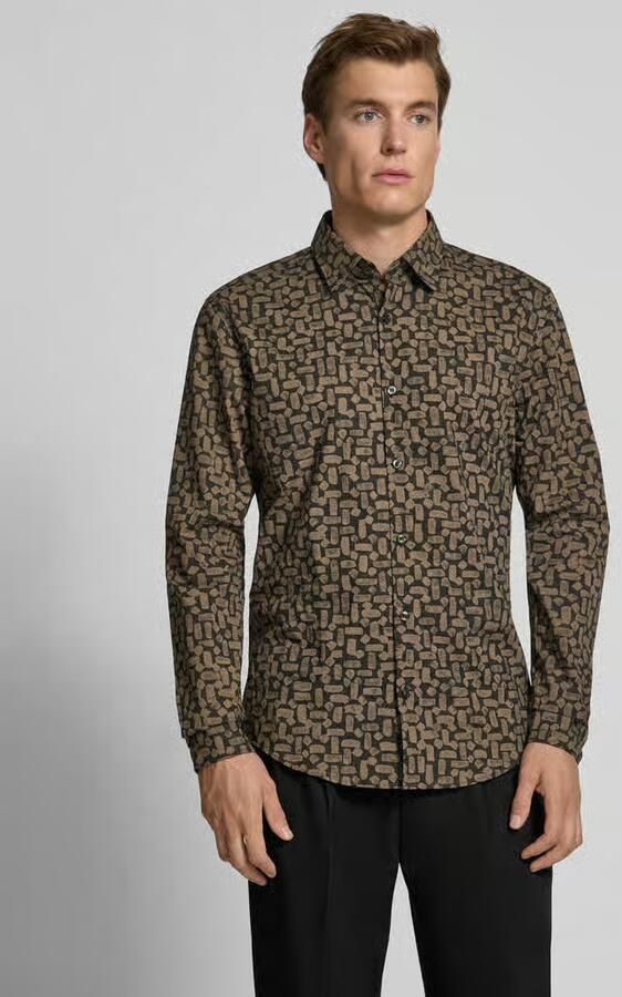 HUGO Slim fit vrijetijdsoverhemd van puur katoen model 'ERMO' - Foto 2