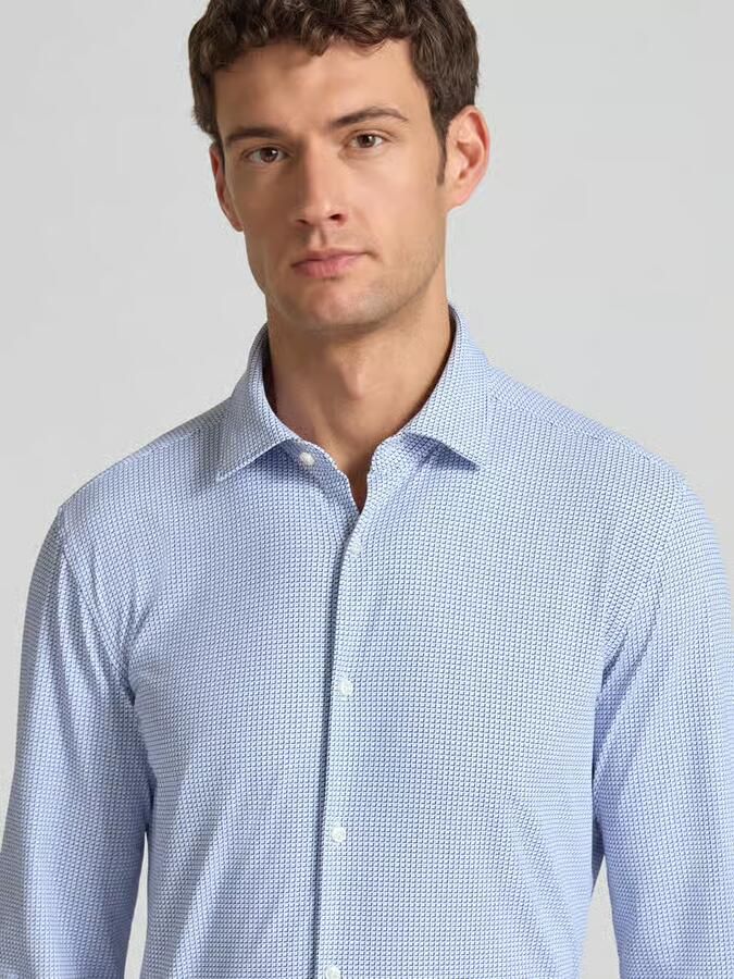HUGO Slim fit zakelijk overhemd met kentkraag model 'KENNO' - Foto 2