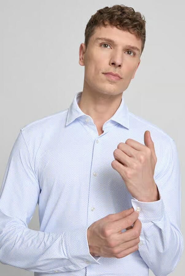 HUGO slim fit zakelijk overhemd met kentkraag model 'KENNO'