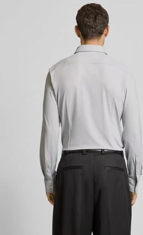 HUGO Slim fit zakelijk overhemd met kentkraag model 'KENNO'