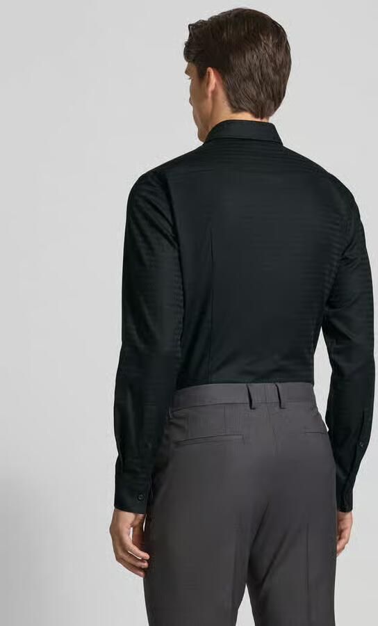 HUGO Slim fit zakelijk overhemd met knoopsluiting model 'Kenno'