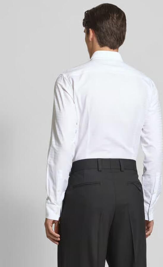 HUGO Slim fit zakelijk overhemd met knoopsluiting model 'Kenno'