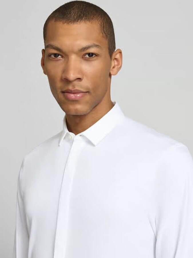 HUGO slim fit zakelijk overhemd van katoenmix model 'KETRAN'