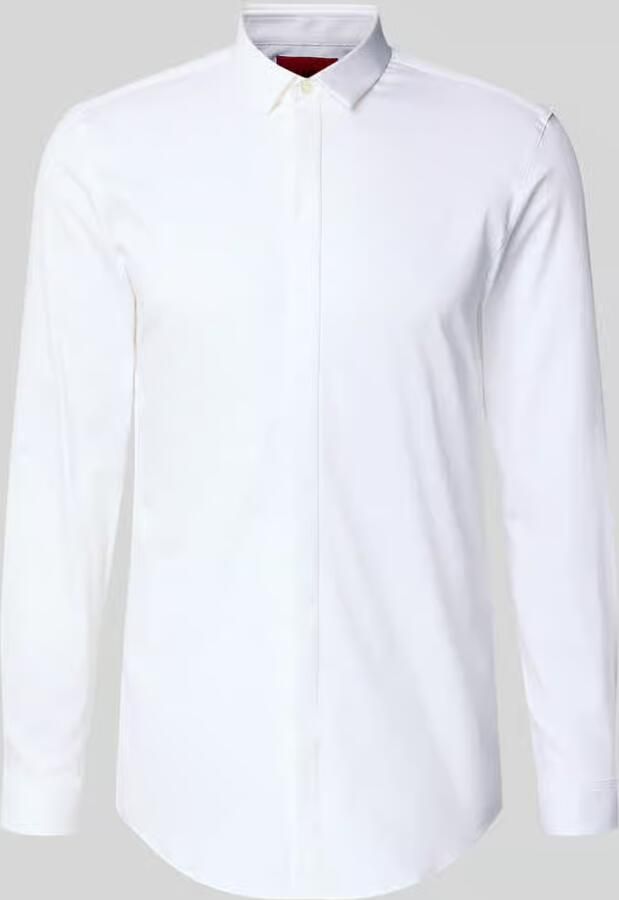 HUGO slim fit zakelijk overhemd van katoenmix model 'KETRAN' - Foto 2