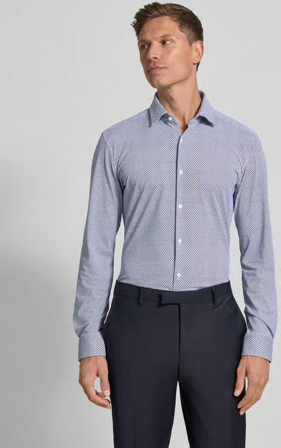 HUGO Slim fit zakelijk overhemd van licht stretchmateriaal model 'KENNO' - Foto 2