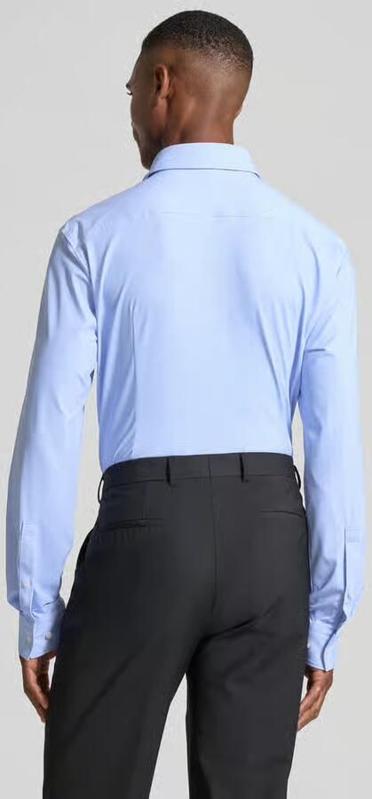 HUGO Slim fit zakelijk overhemd van licht stretchmateriaal model 'KENNO'
