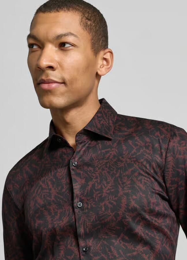 HUGO Slim fit zakelijk overhemd van lyocell model 'KENNO' - Foto 2