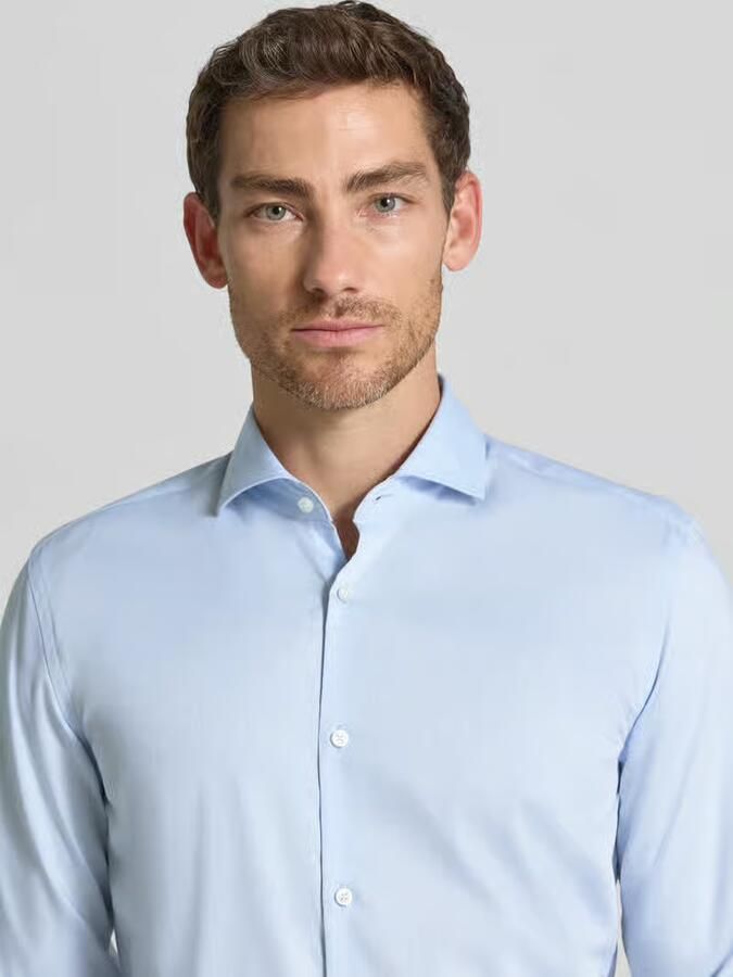 HUGO slim fit zakelijk overhemd van puur katoen model 'Kason' - Foto 2