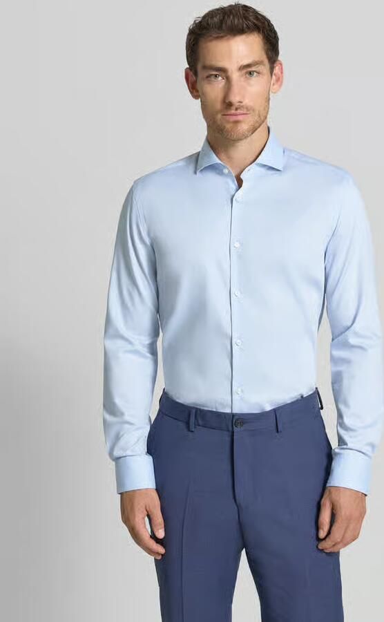 HUGO slim fit zakelijk overhemd van puur katoen model 'Kason' - Foto 2