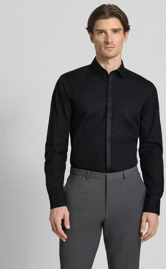 HUGO Slim fit zakelijk overhemd van puur katoen model 'KEIDI' - Foto 2