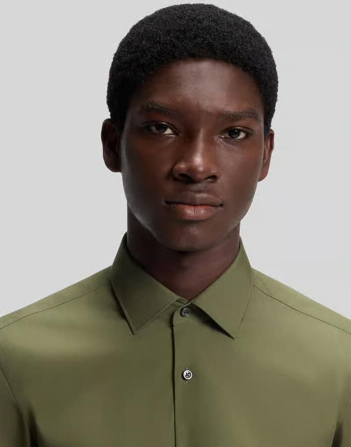 HUGO slim fit zakelijk overhemd van puur katoen model 'KENNO'