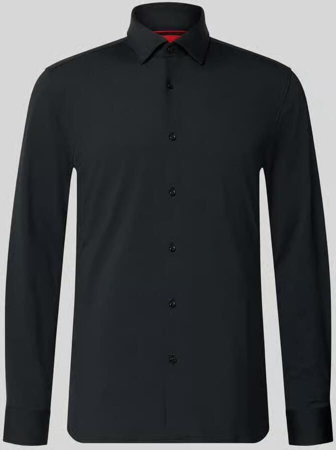 HUGO slim fit zakelijk overhemd van puur katoen model 'KENNO'