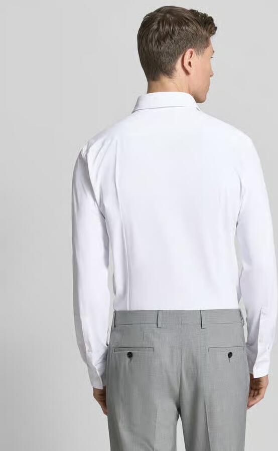 HUGO slim fit zakelijk overhemd van puur katoen model 'KENNO'