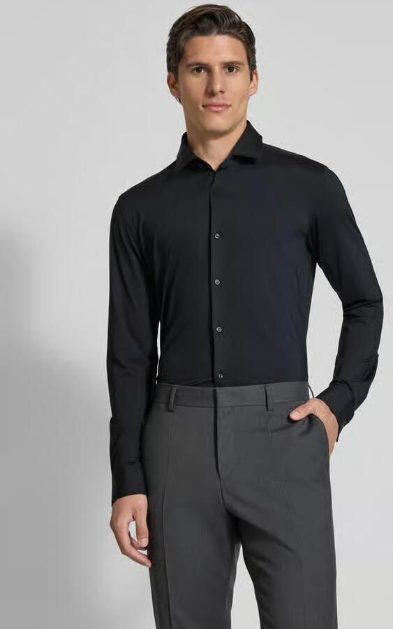 HUGO slim fit zakelijk overhemd van puur katoen model 'KENNO' - Foto 2
