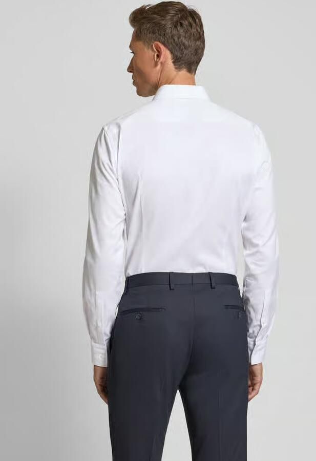 HUGO Slim fit zakelijk overhemd van puur katoen model 'KENNO'