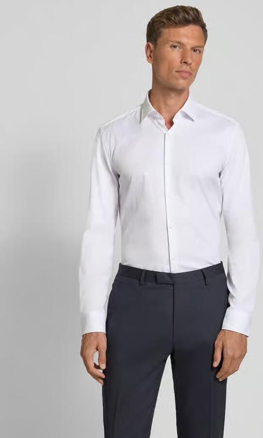 HUGO Slim fit zakelijk overhemd van puur katoen model 'KENNO' - Foto 2