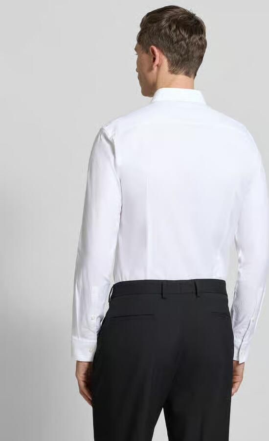 HUGO Slim fit zakelijk overhemd van puur katoen Model 'KENNO' - Foto 4
