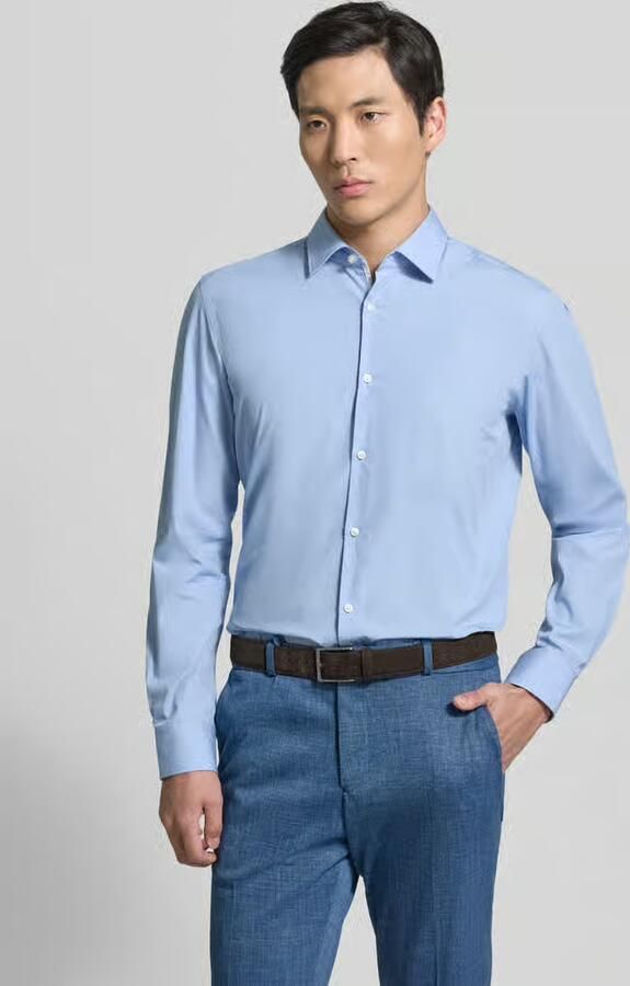 HUGO slim fit zakelijk overhemd van puur katoen model 'KOEY' - Foto 4