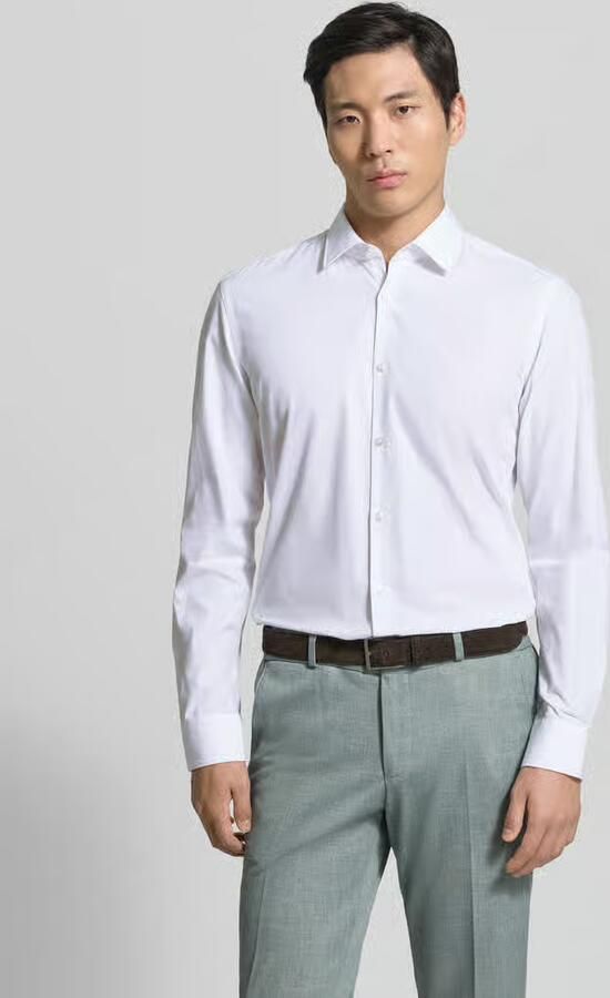 HUGO slim fit zakelijk overhemd van puur katoen model 'KOEY' - Foto 4