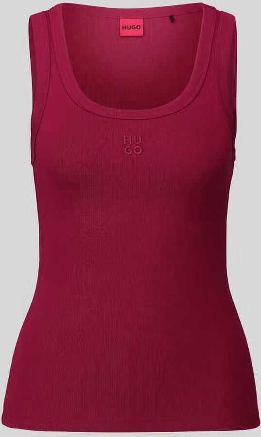 HUGO Slim tanktop van modalmix