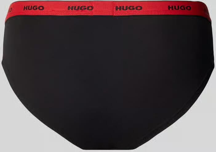 HUGO underwear Slip BRIEF STRIPE PYP 10 met boss opdruk op de tailleband