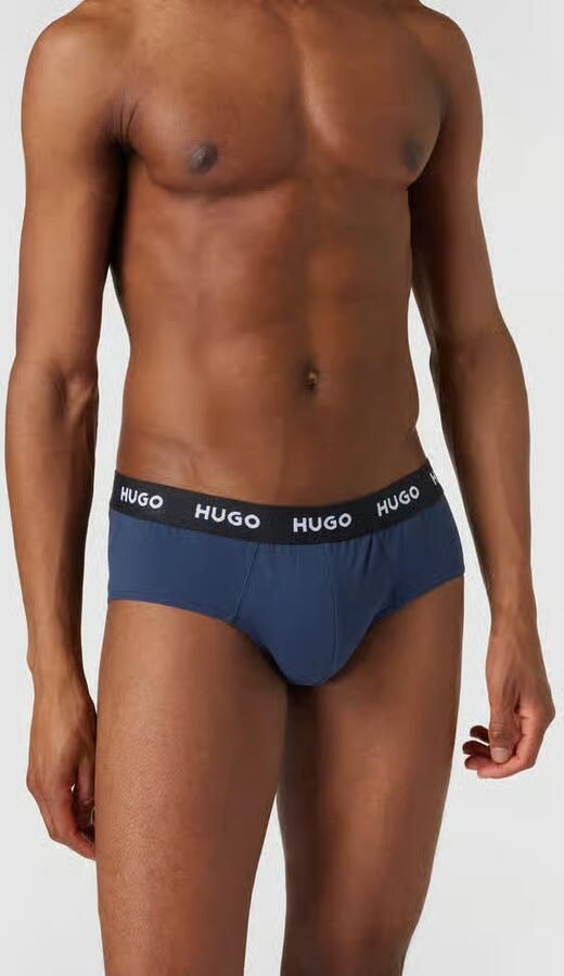 HUGO underwear Heupslip HIPBRIEF TRIPLETPACK met modieuze hugo logo-elastische tailleband (3 stuks) - Foto 5