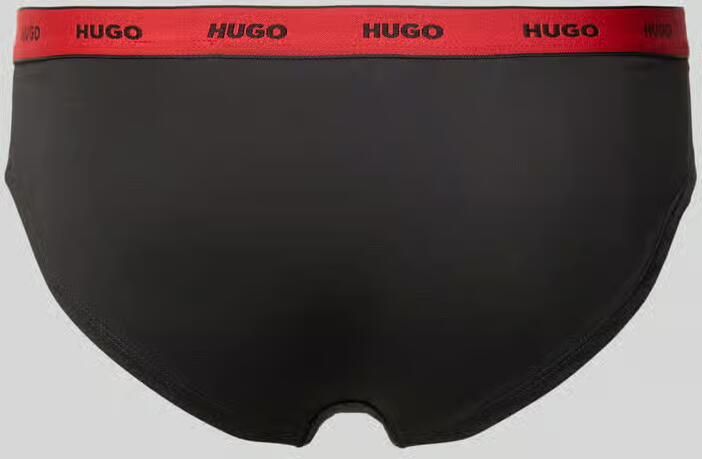 HUGO underwear Slip TRIPLET BRIEF STRIPE met hugo logo-elastisch tailleband (3 stuks)