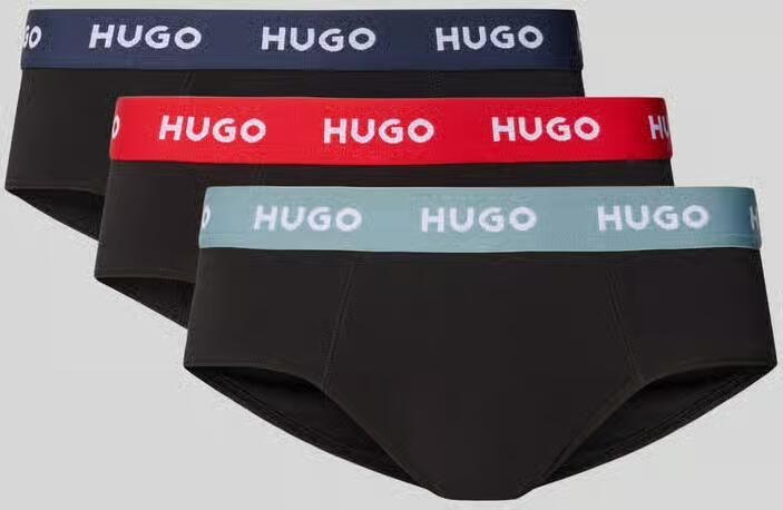 HUGO Slips in een set van 3 van katoenmix - Foto 2