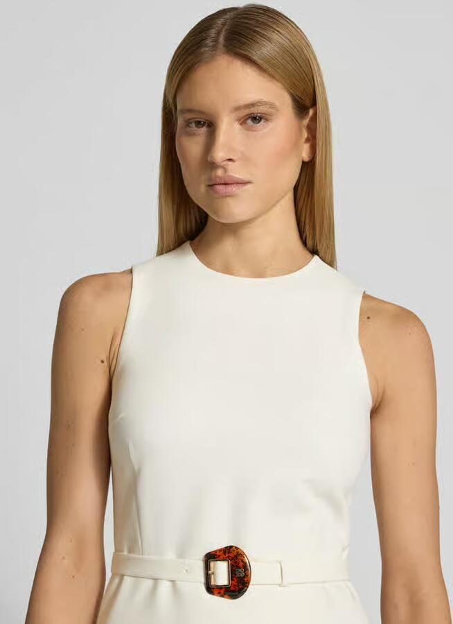 HUGO Smalle kokerjurk met Riem Model 'KIDENNA'