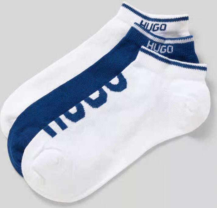 HUGO Sneaker-sokken van katoenmix in 3-pack - Foto 2