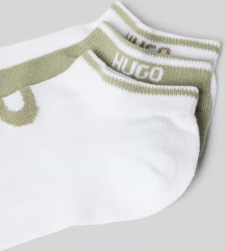 HUGO Sneaker-sokken van katoenmix in 3-pack