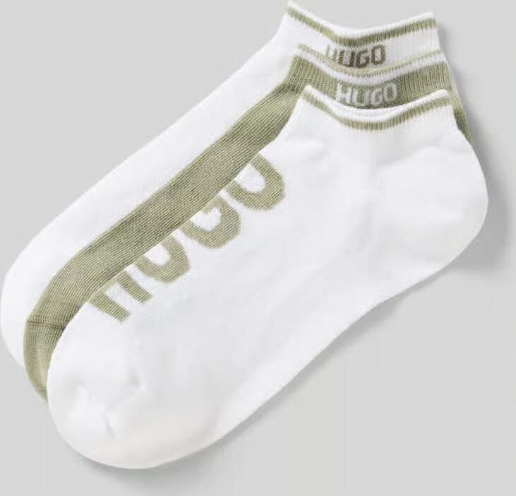 HUGO Sneaker-sokken van katoenmix in 3-pack - Foto 2