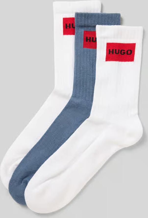 HUGO Sokken van puur katoen in een set van 3 stuks