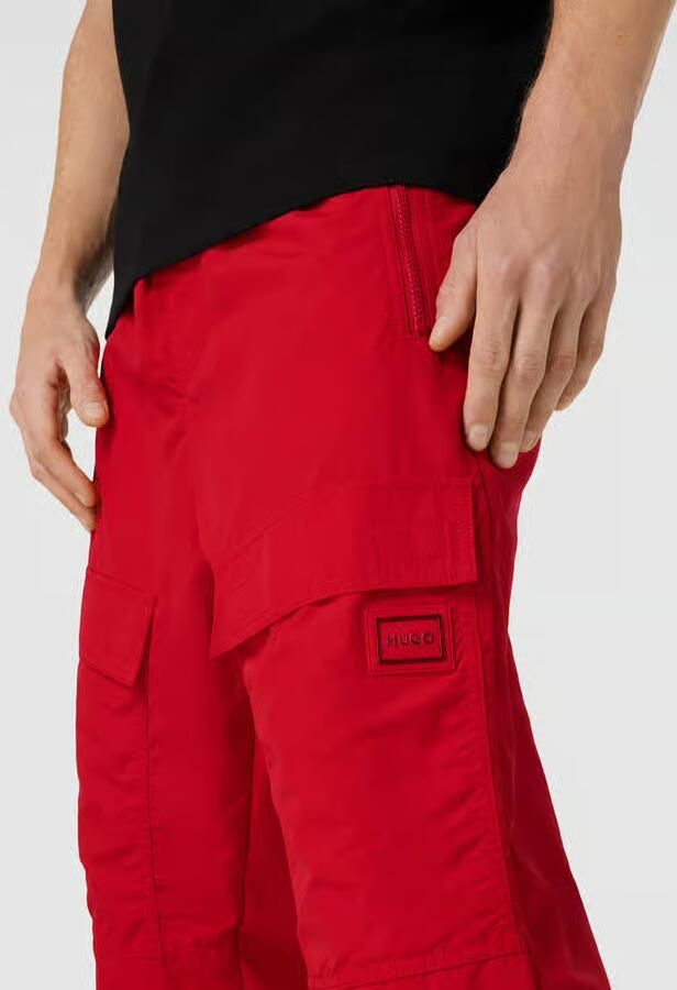HUGO Stoffen broek met opgestikte zakken model 'Ganno' - Foto 2