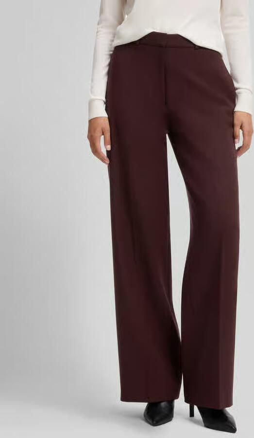 HUGO Stoffen broek met persplooien - Foto 2