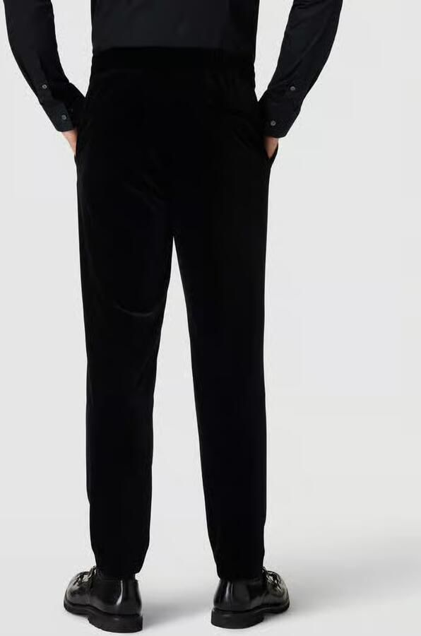 HUGO Stoffen broek van fluweel model 'Howard'