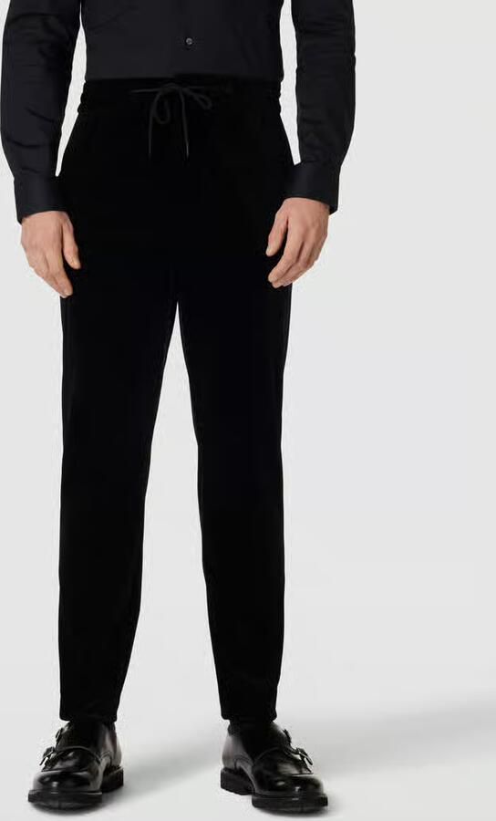 HUGO Stoffen broek van fluweel model 'Howard' - Foto 2