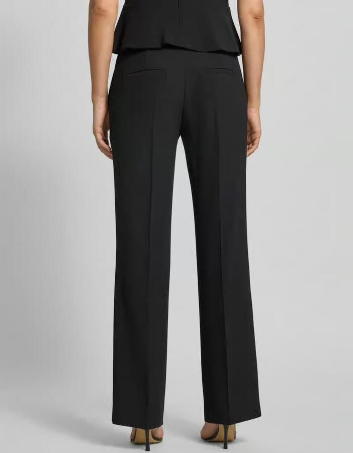 HUGO straight fit broek met bandplooien - Foto 2