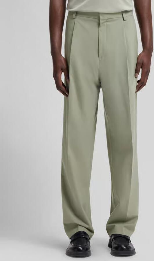 HUGO Straight fit broek met wolgehalte model 'TONY262X' - Foto 2