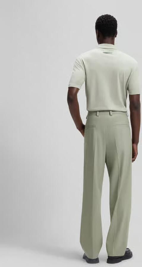 HUGO Straight fit broek met wolgehalte model 'TONY262X' - Foto 3